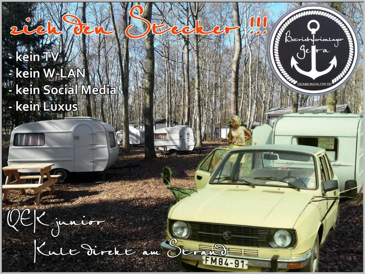 Ddr Wohnwagen Qek Direkt Am Strand Дранске Екстериор снимка